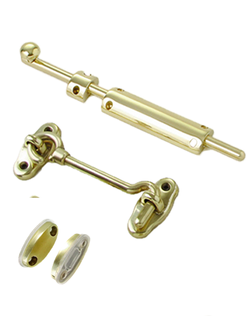 Accessori per porte e finestre, fermaporte e catenacci