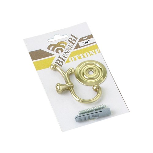 SMOOTH HOOK FOR CURTAINS WITH WASHER PACKAGED