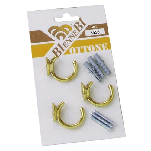 MEDIUM HOOK FOR CURTAINS "RING" PACKAGED