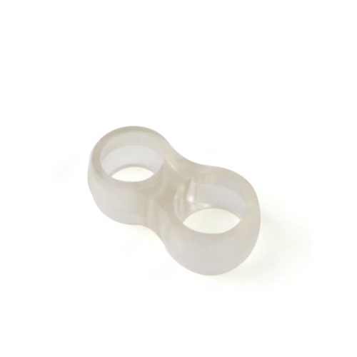 SAVE HANDLE RING IN TRANSPARENT RUBBER